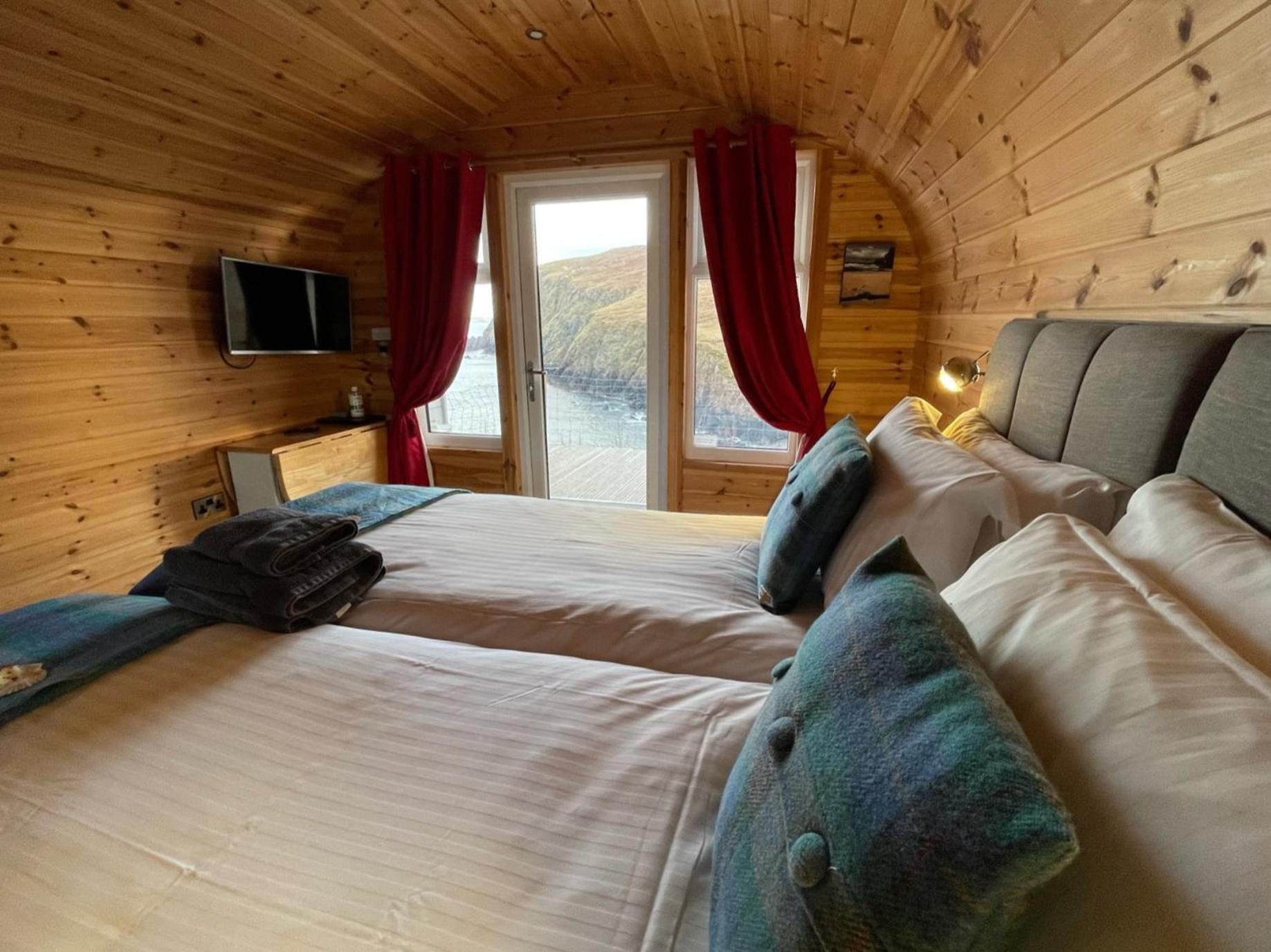 Seapods - Isle Of Lewis - Luxury En-Suite Pods On The Edge Of The Atlantic Ocean Aird Uig Eksteriør billede