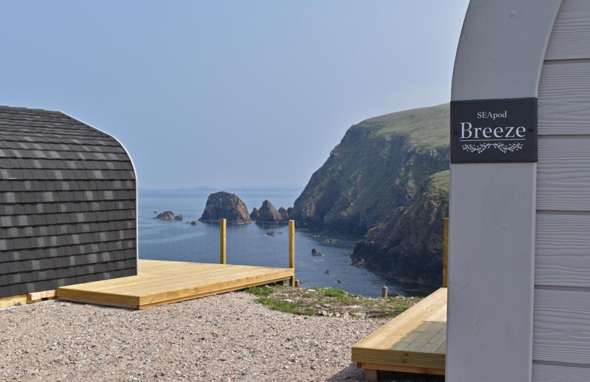 Seapods - Isle Of Lewis - Luxury En-Suite Pods On The Edge Of The Atlantic Ocean Aird Uig Eksteriør billede